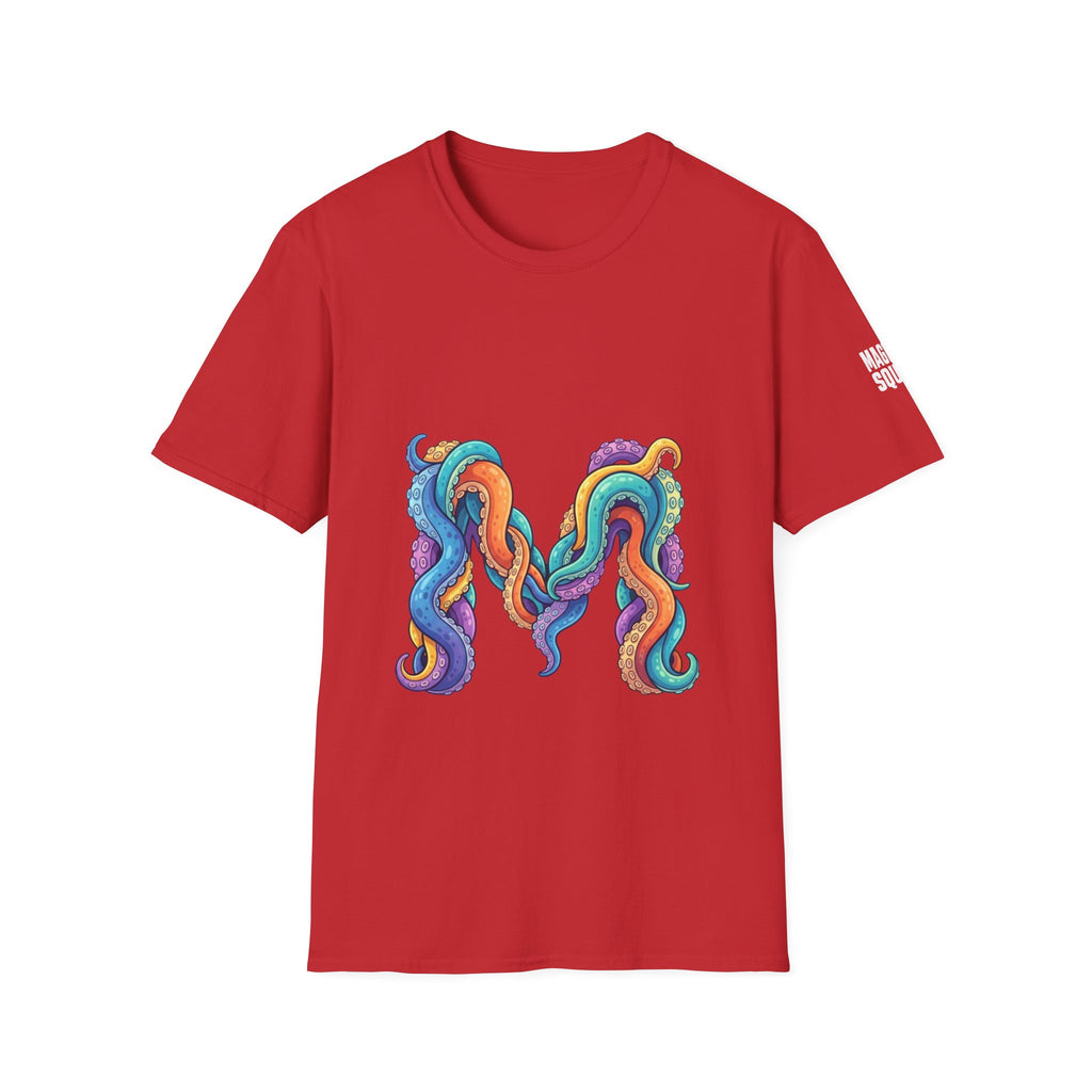 Squid Tentacles Graphic T-Shirt — Colourful Marine Illustration Tee