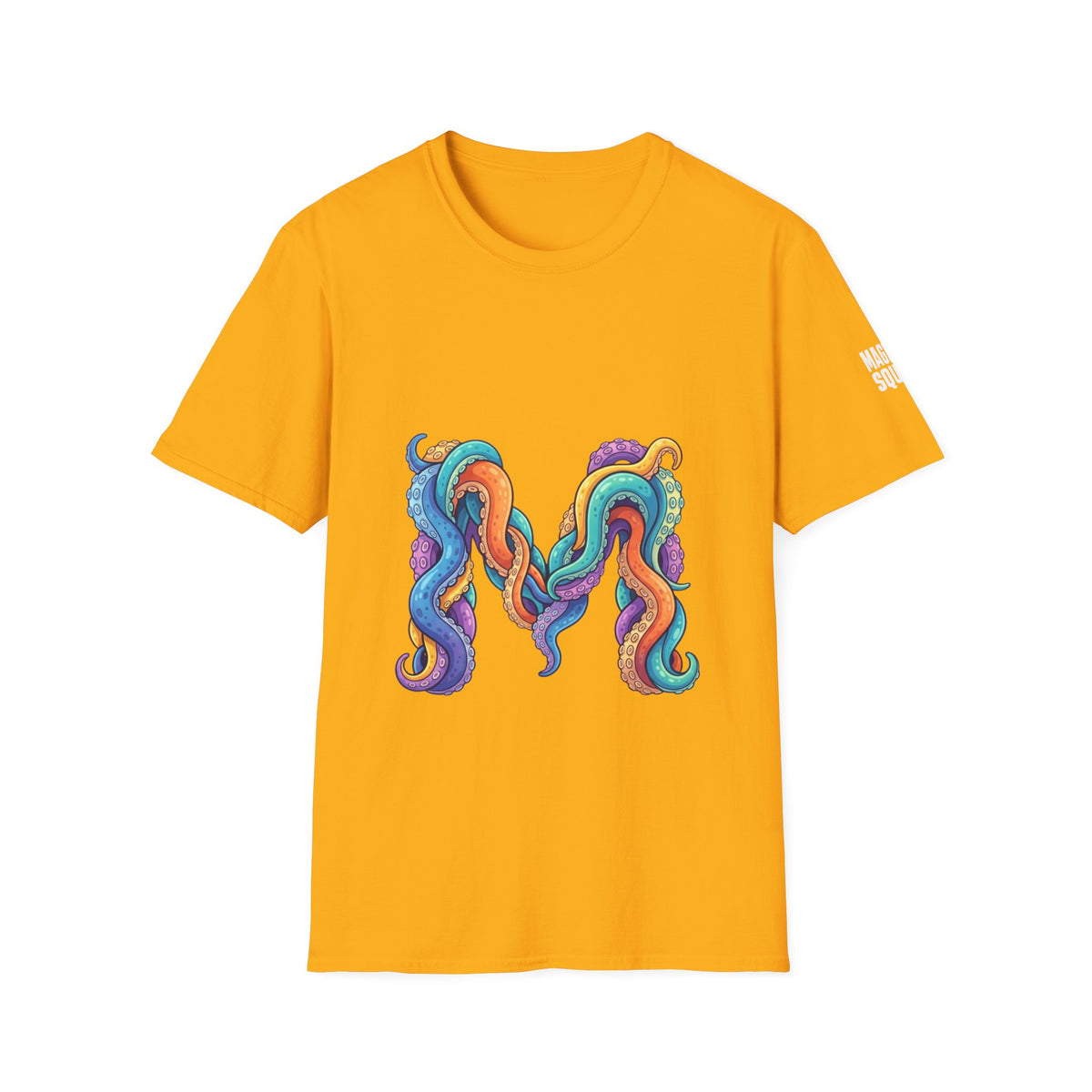 Squid Tentacles Graphic T-Shirt — Colourful Marine Illustration Tee