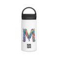 Magma Squid Stainless Steel Water Bottle — Colourful Tentacle M Logo, Handle Lid