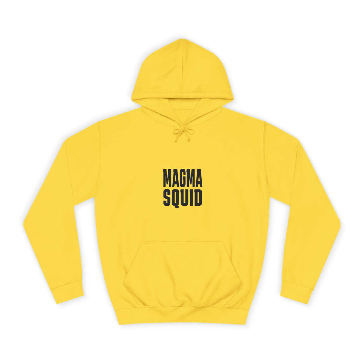 Magma Squid Hoodie — Minimal Text Graphic Pullover