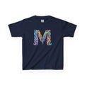 Kids 'M' Colourful Squid Tentacle Tee — Magma Squid Logo Kids T‑Shirt