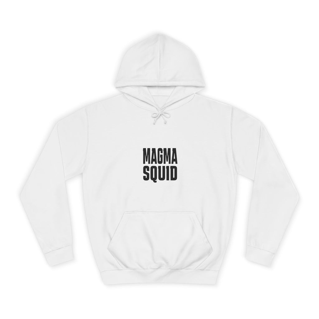 Magma Squid Hoodie — Minimal Text Graphic Pullover