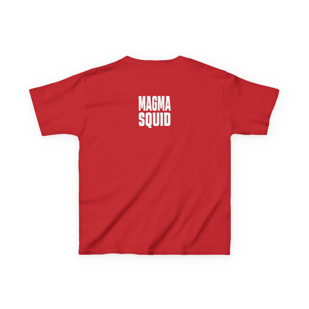 Kids 'M' Colourful Squid Tentacle Tee — Magma Squid Logo Kids T‑Shirt