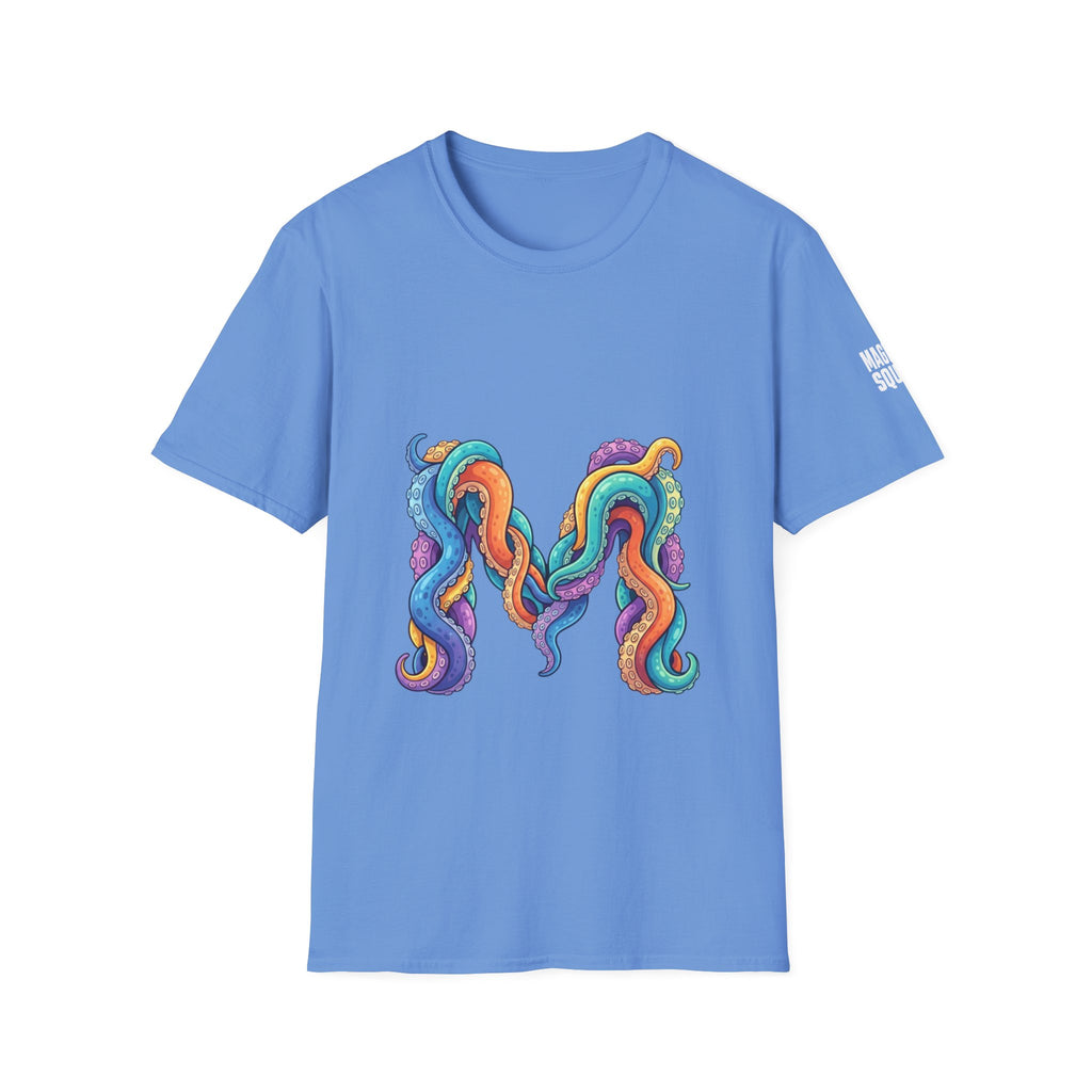 Squid Tentacles Graphic T-Shirt — Colourful Marine Illustration Tee
