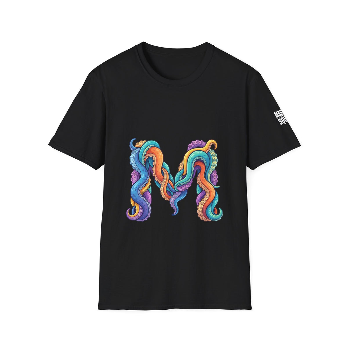 Squid Tentacles Graphic T-Shirt — Colourful Marine Illustration Tee
