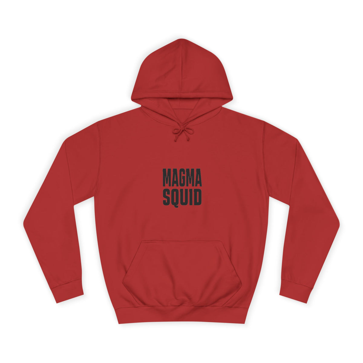 Magma Squid Hoodie — Minimal Text Graphic Pullover