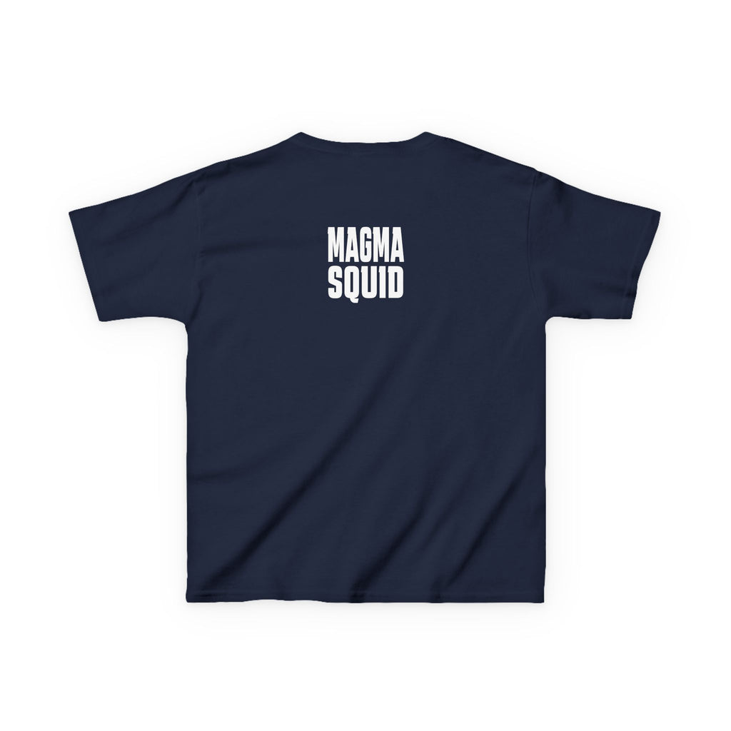 Kids 'M' Colourful Squid Tentacle Tee — Magma Squid Logo Kids T‑Shirt