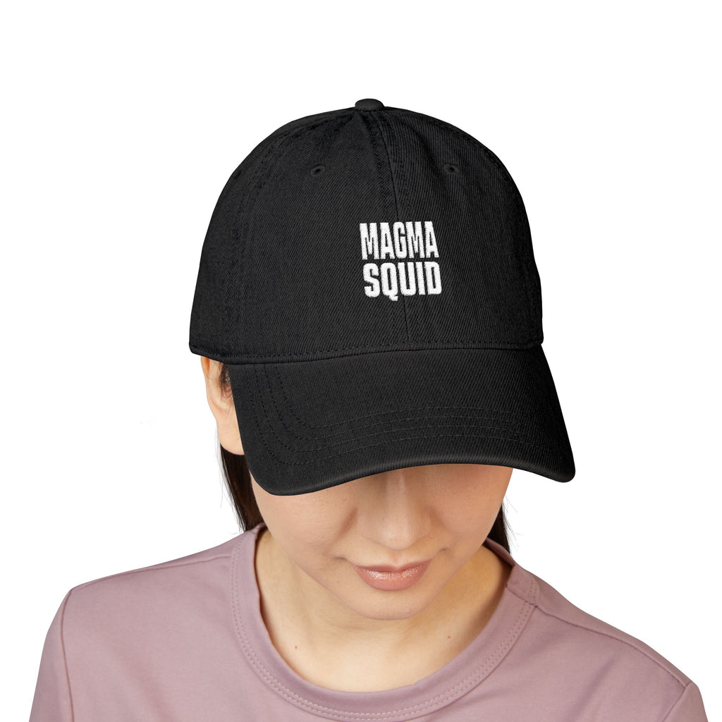 Magma Squid Embroidered Denim Hat
