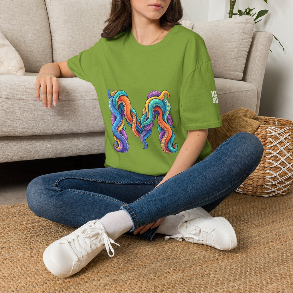 Squid Tentacles Graphic T-Shirt — Colourful Marine Illustration Tee