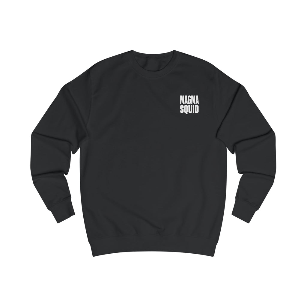 Magma Squid 'M' Logo Sweatshirt — Colourful Tentacle Monogram Crewneck