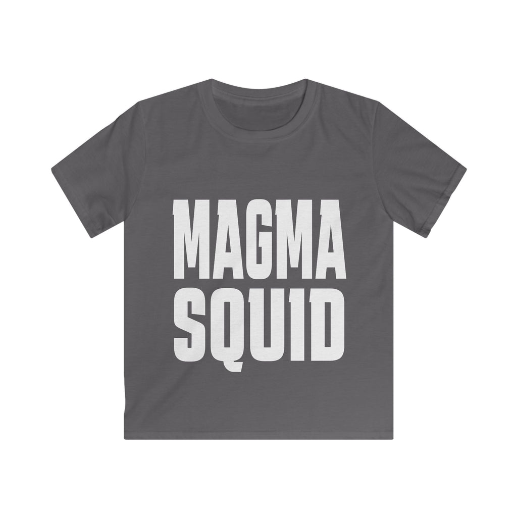 Kids T‑Shirt — "Magma Squid" Bold Text Graphic Tee