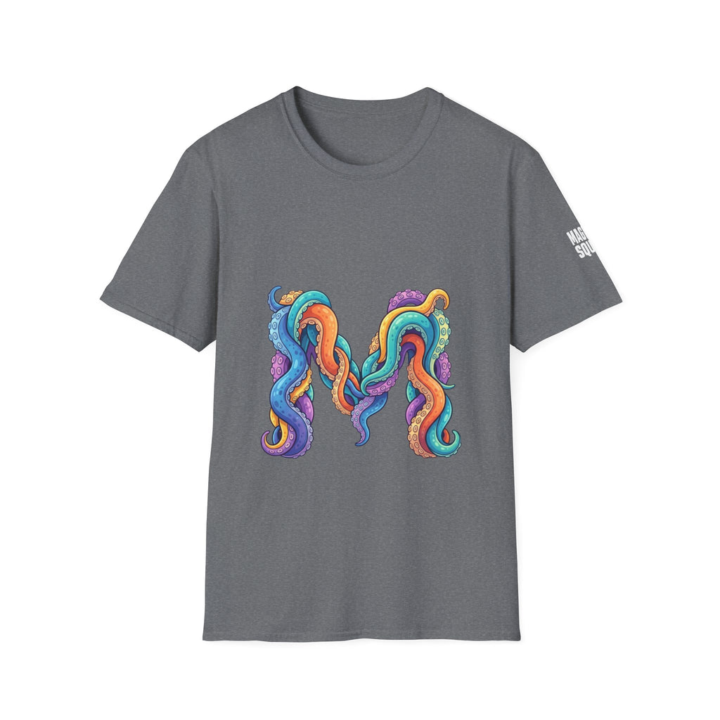 Squid Tentacles Graphic T-Shirt — Colourful Marine Illustration Tee