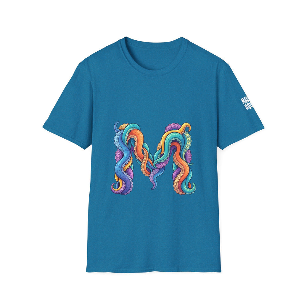 Squid Tentacles Graphic T-Shirt — Colourful Marine Illustration Tee