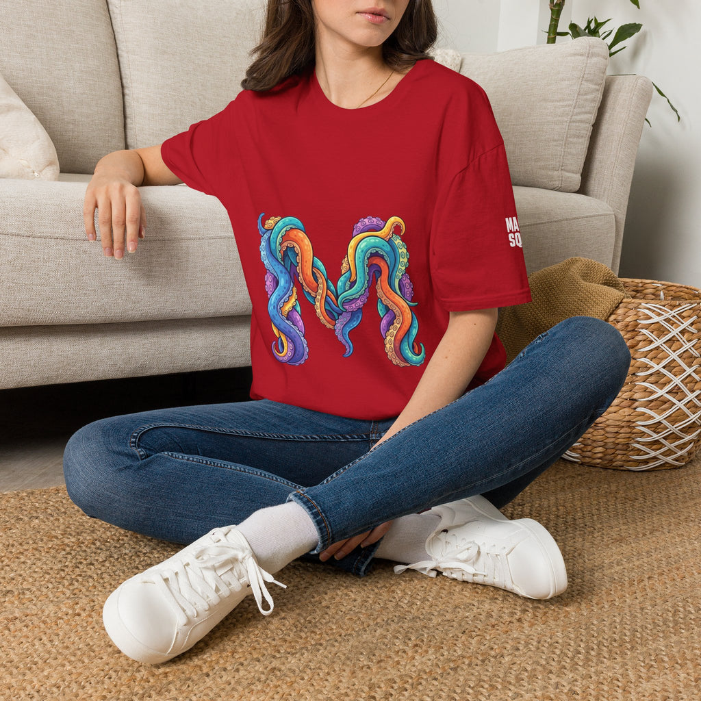 Squid Tentacles Graphic T-Shirt — Colourful Marine Illustration Tee