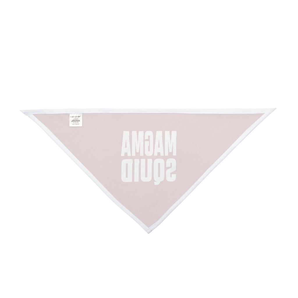 Magma Squid Red Pet Bandana — Bold Graphic Dog & Cat Accessory