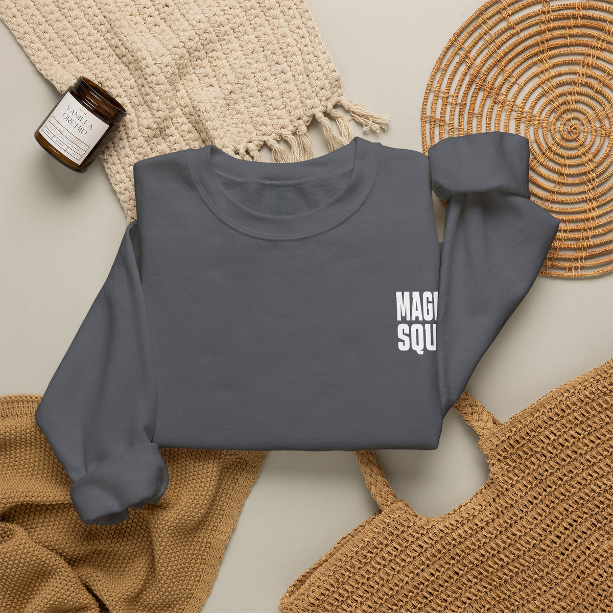 Magma Squid Crewneck Sweatshirt — Bold Graphic Pullover