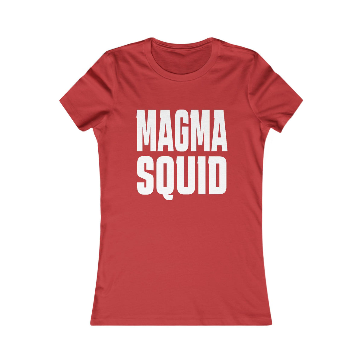 Magma Squid Women's Tee — Bold Graphic Cotton Shirt