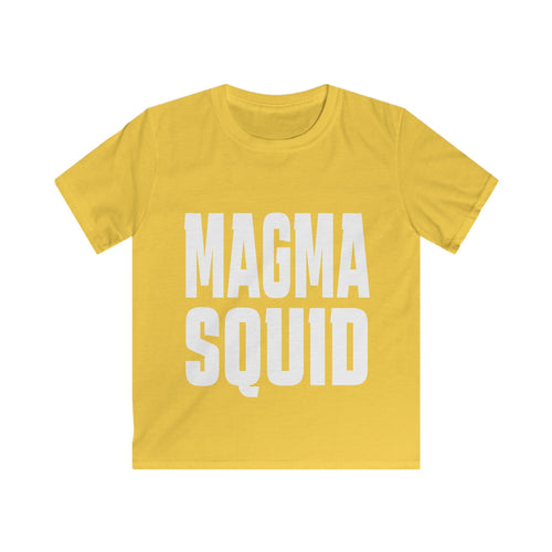 Kids T‑Shirt — "Magma Squid" Bold Text Graphic Tee