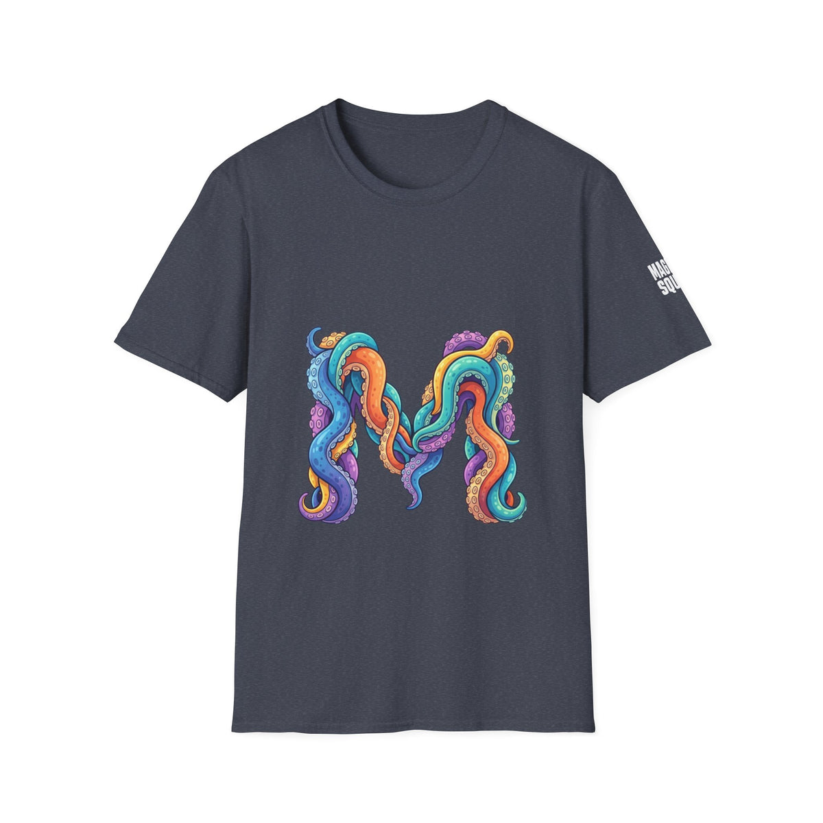 Squid Tentacles Graphic T-Shirt — Colourful Marine Illustration Tee
