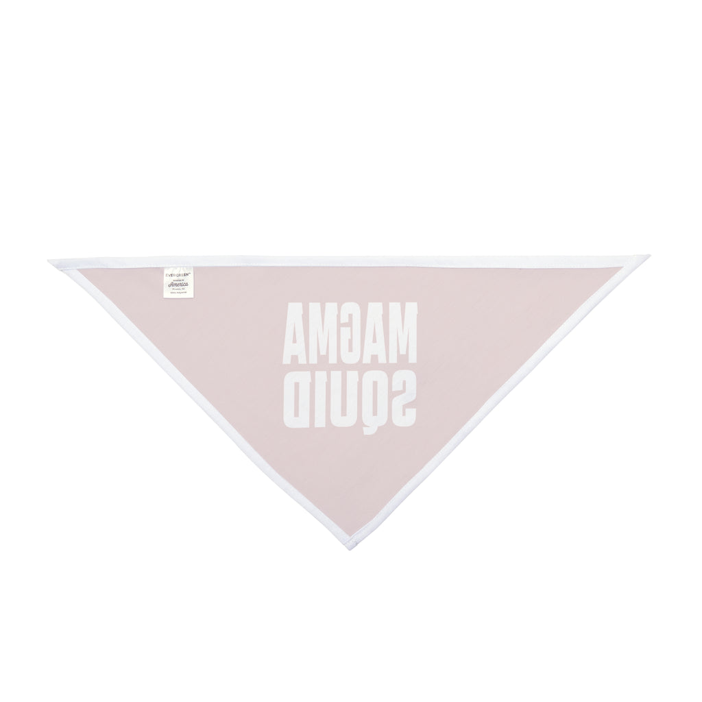 Magma Squid Red Pet Bandana — Bold Graphic Dog & Cat Accessory