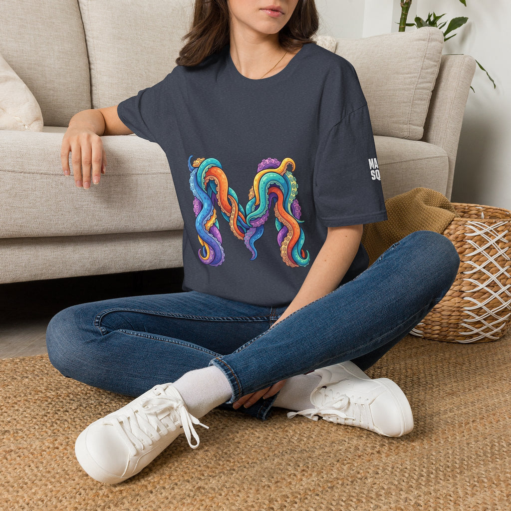 Squid Tentacles Graphic T-Shirt — Colourful Marine Illustration Tee
