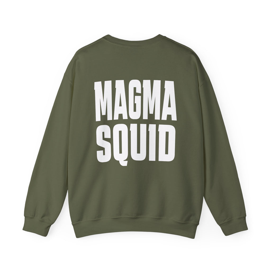 Magma Squid Crewneck Sweatshirt — Bold Graphic Pullover