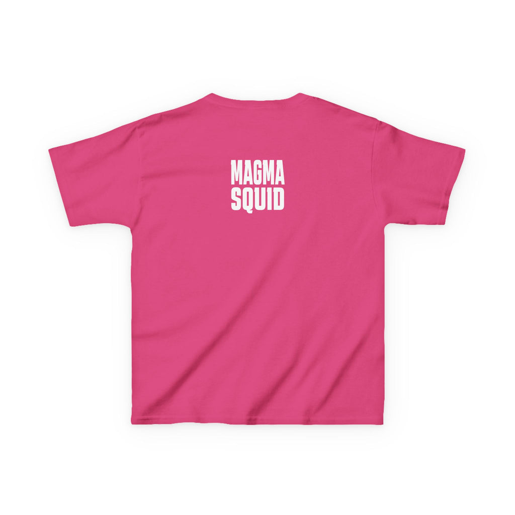 Kids 'M' Colourful Squid Tentacle Tee — Magma Squid Logo Kids T‑Shirt