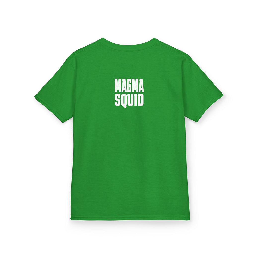 Kids 'M' Colourful Squid Tentacle Tee — Magma Squid Logo Kids T‑Shirt