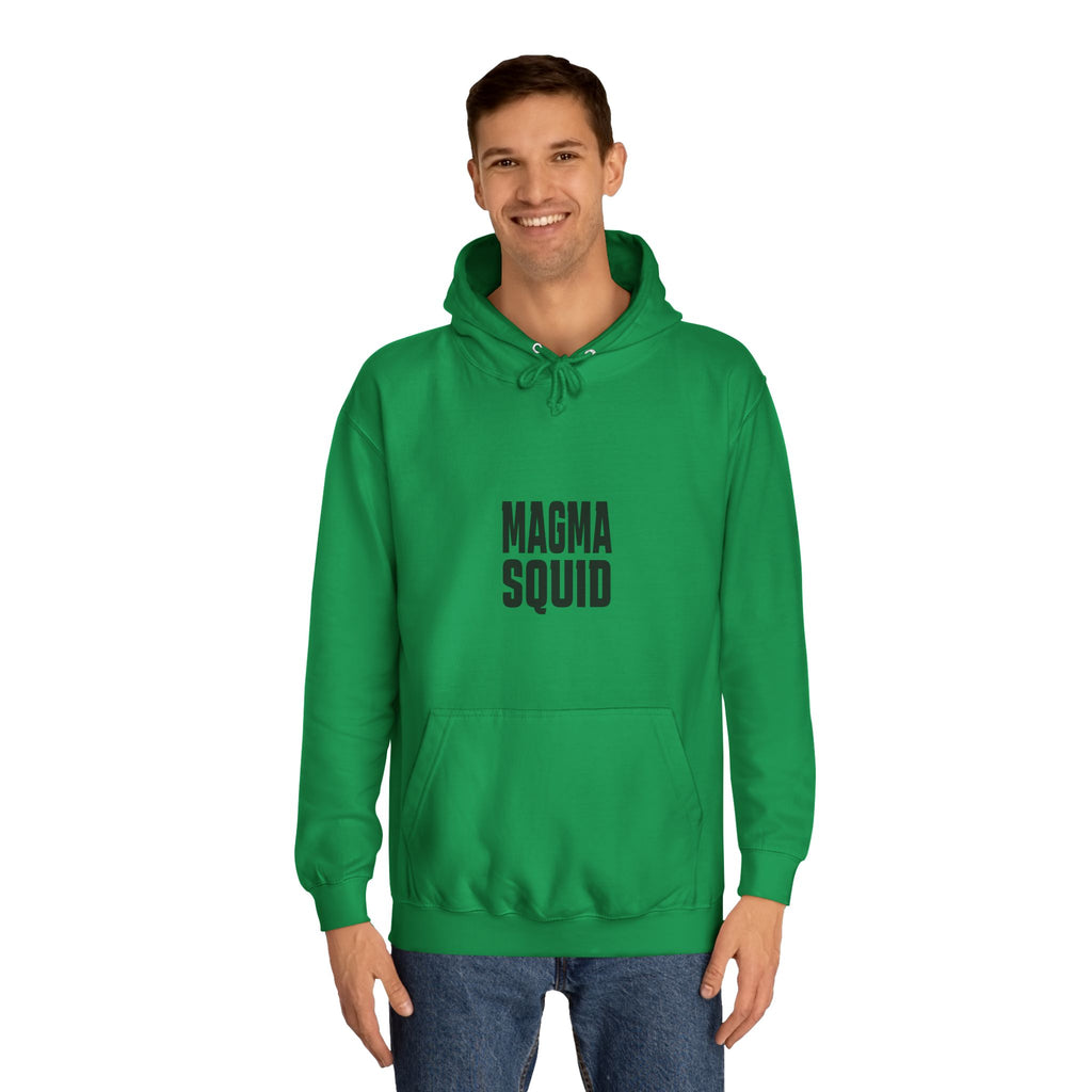 Magma Squid Hoodie — Minimal Text Graphic Pullover
