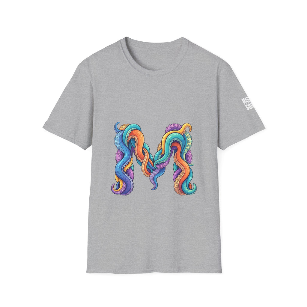 Squid Tentacles Graphic T-Shirt — Colourful Marine Illustration Tee