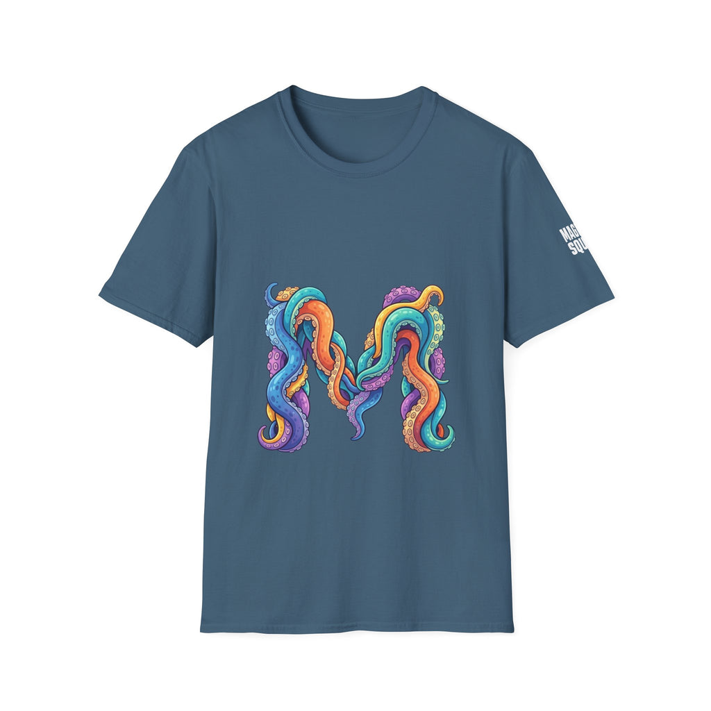 Squid Tentacles Graphic T-Shirt — Colourful Marine Illustration Tee