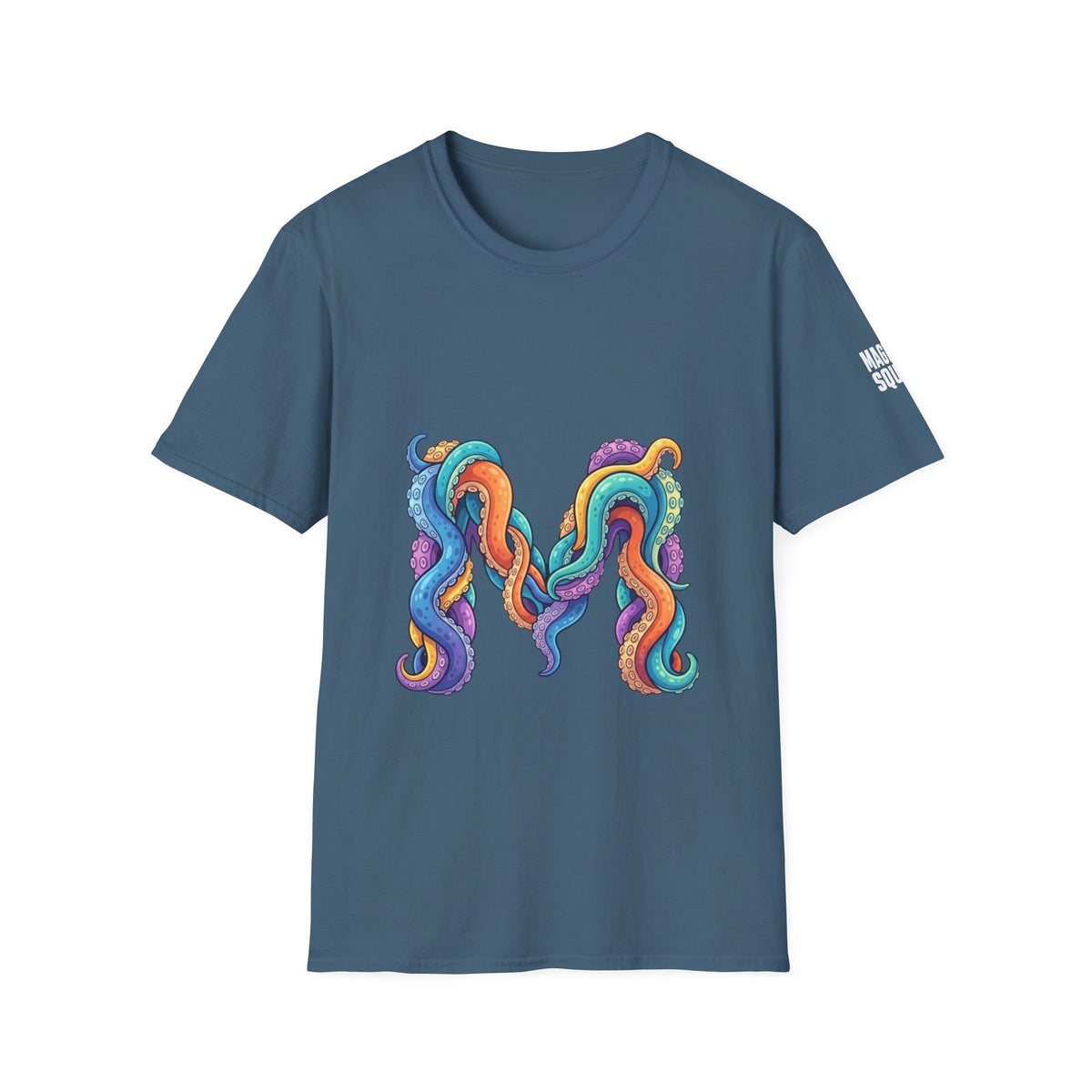 Squid Tentacles Graphic T-Shirt — Colourful Marine Illustration Tee