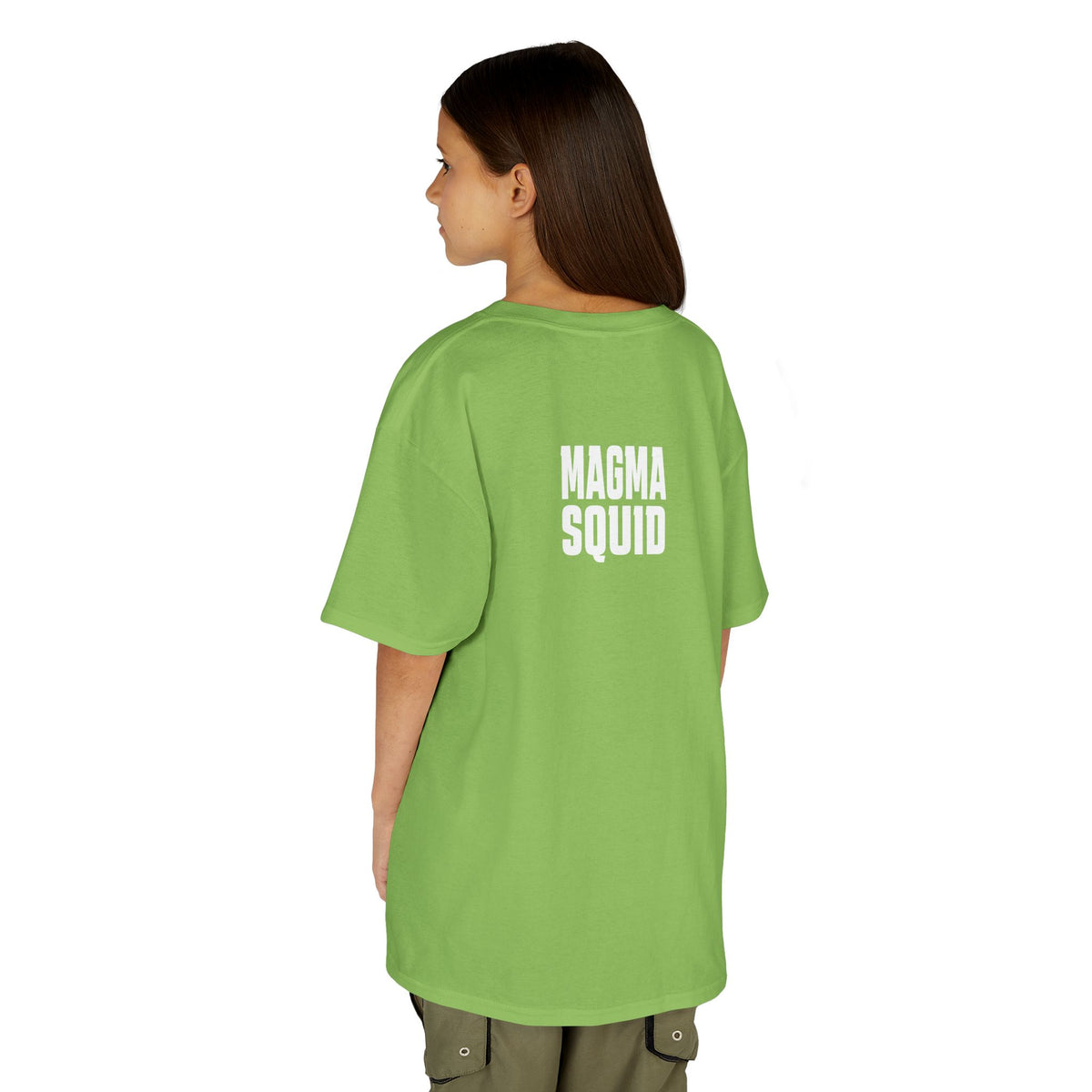 Kids 'M' Colourful Squid Tentacle Tee — Magma Squid Logo Kids T‑Shirt