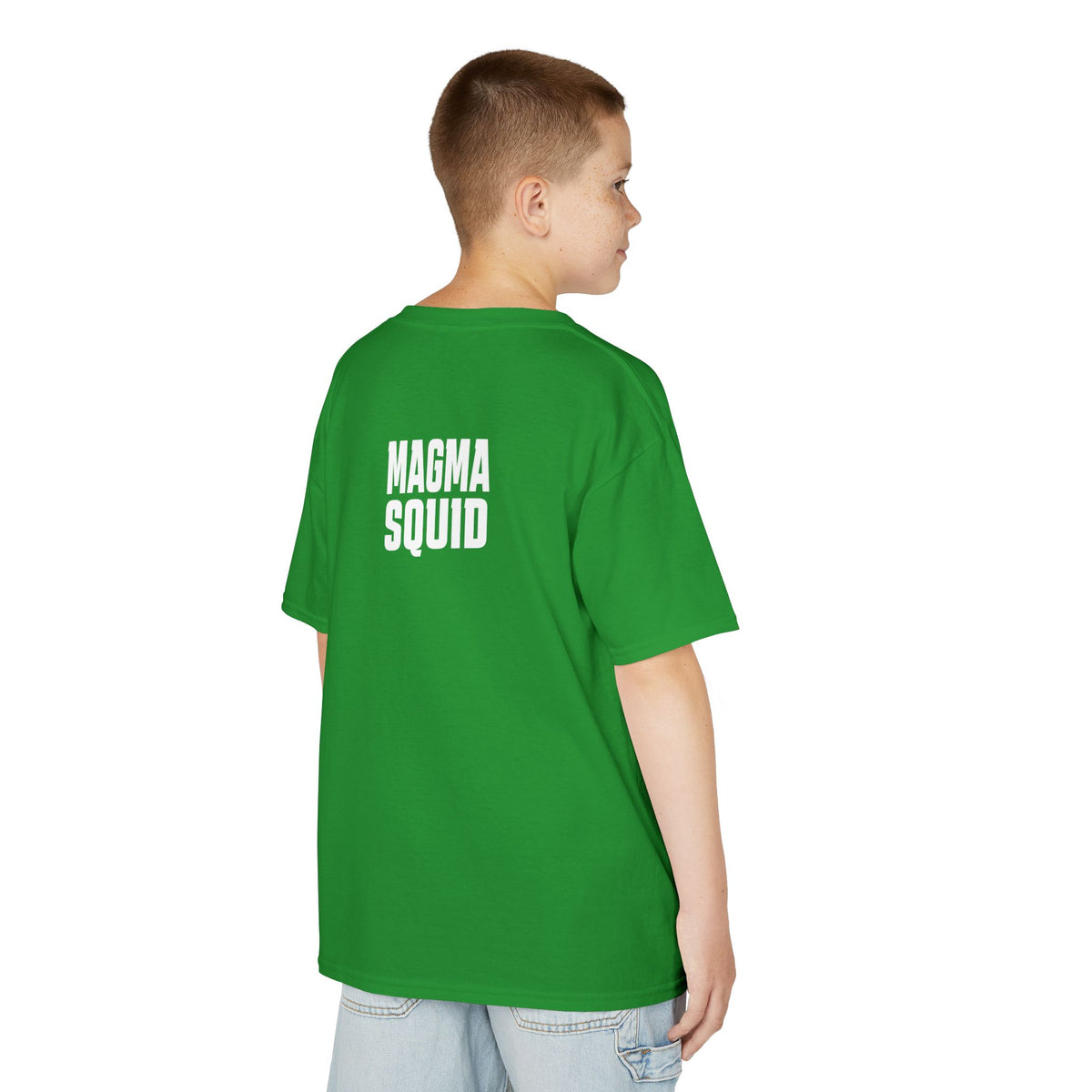 Kids 'M' Colourful Squid Tentacle Tee — Magma Squid Logo Kids T‑Shirt