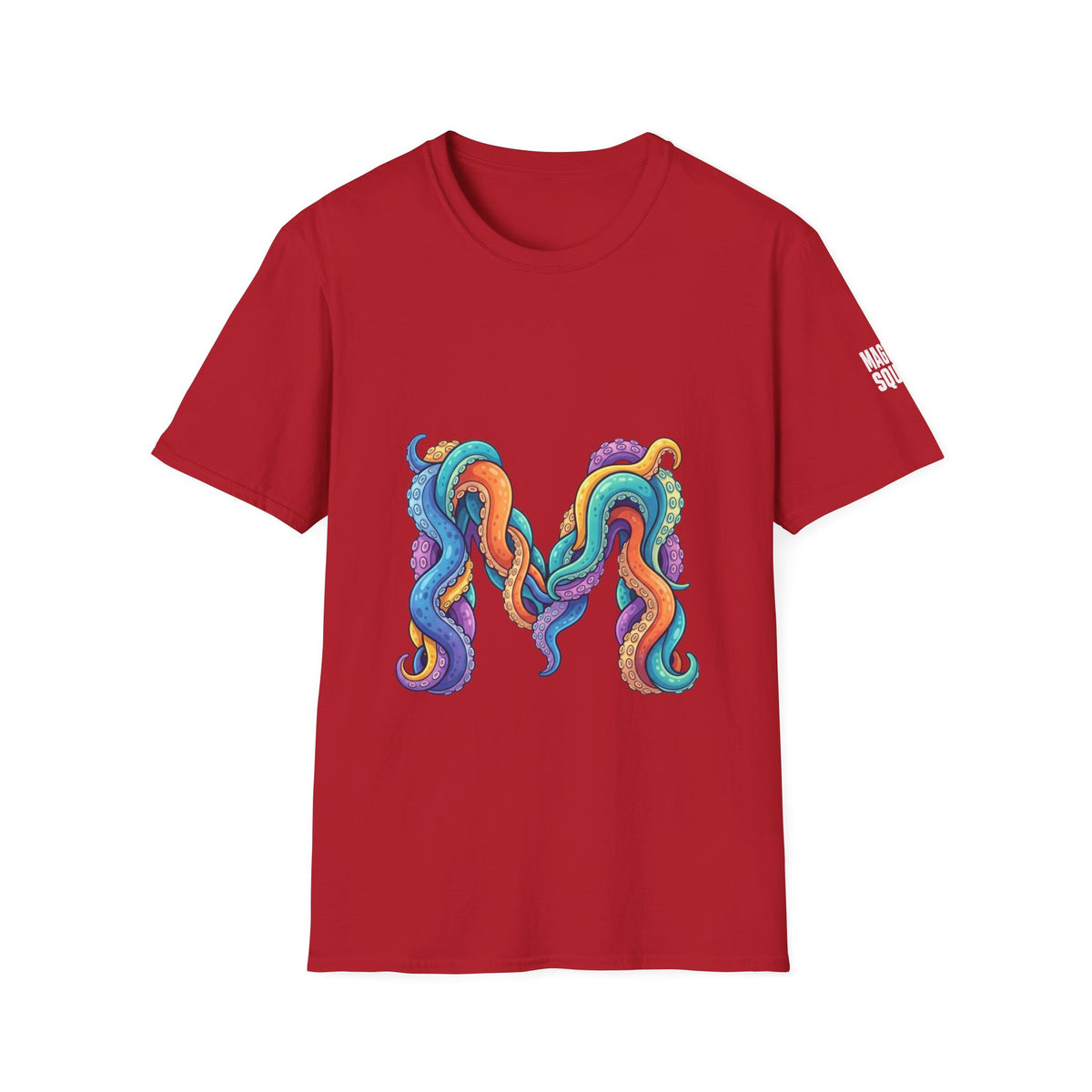 Squid Tentacles Graphic T-Shirt — Colourful Marine Illustration Tee