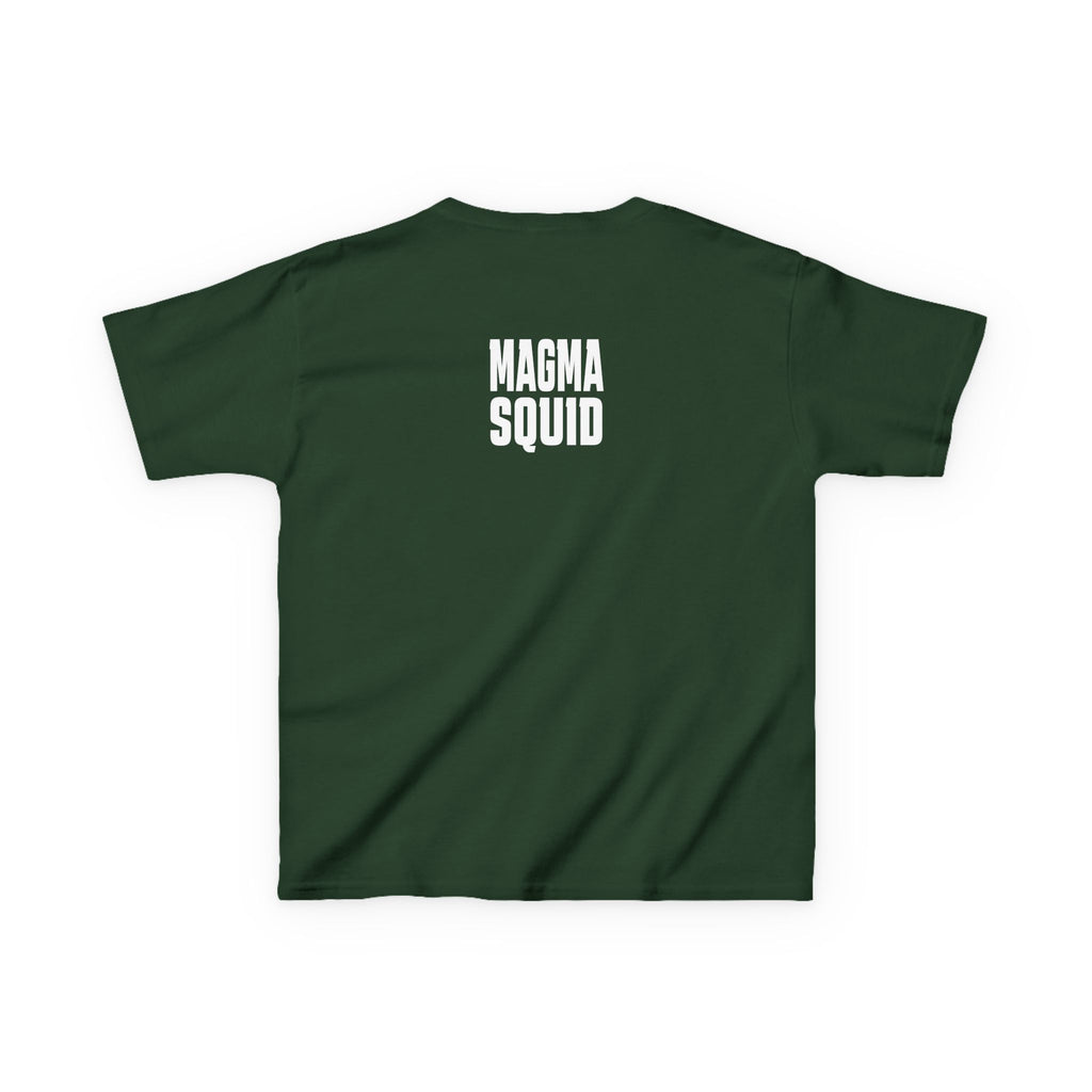 Kids 'M' Colourful Squid Tentacle Tee — Magma Squid Logo Kids T‑Shirt