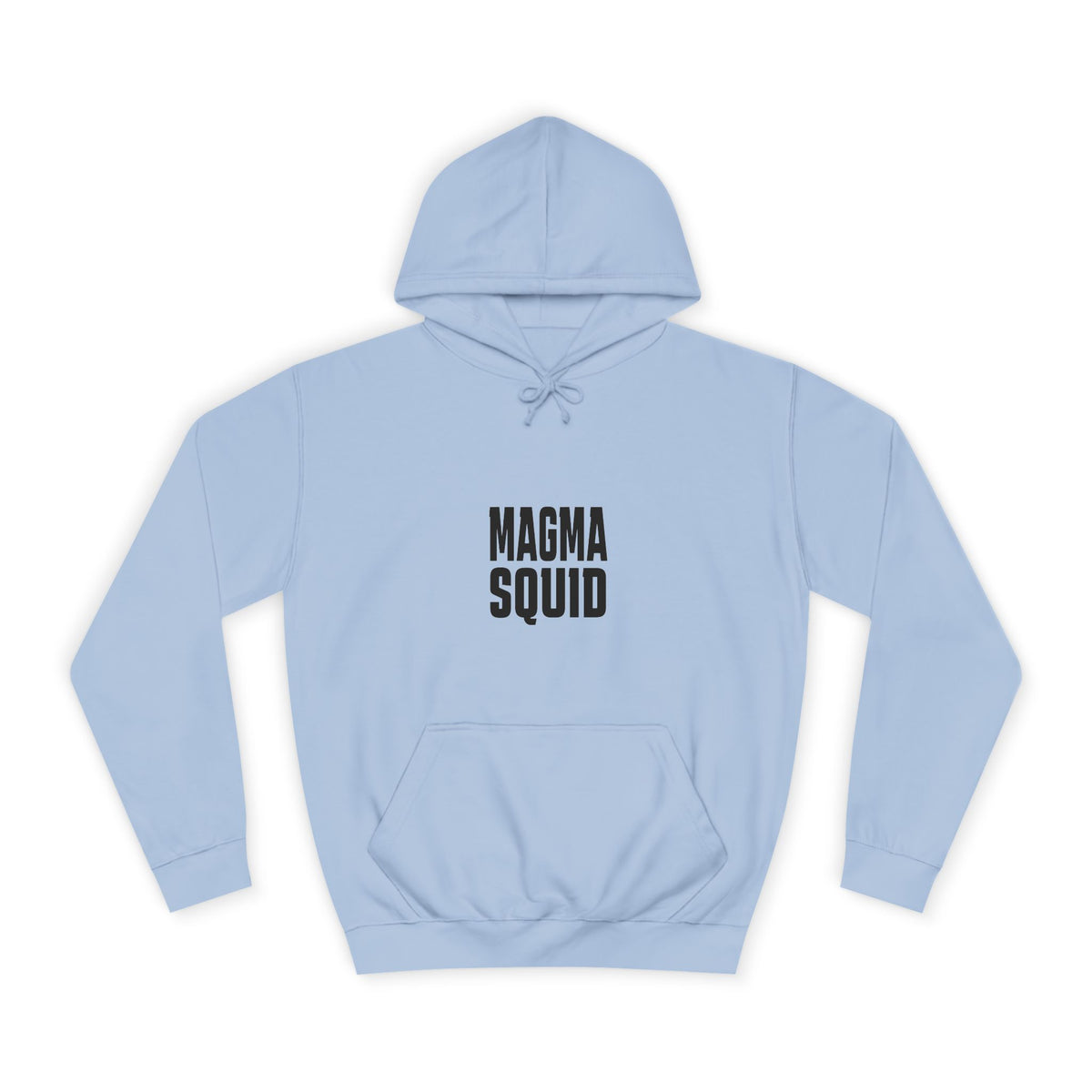 Magma Squid Hoodie — Minimal Text Graphic Pullover