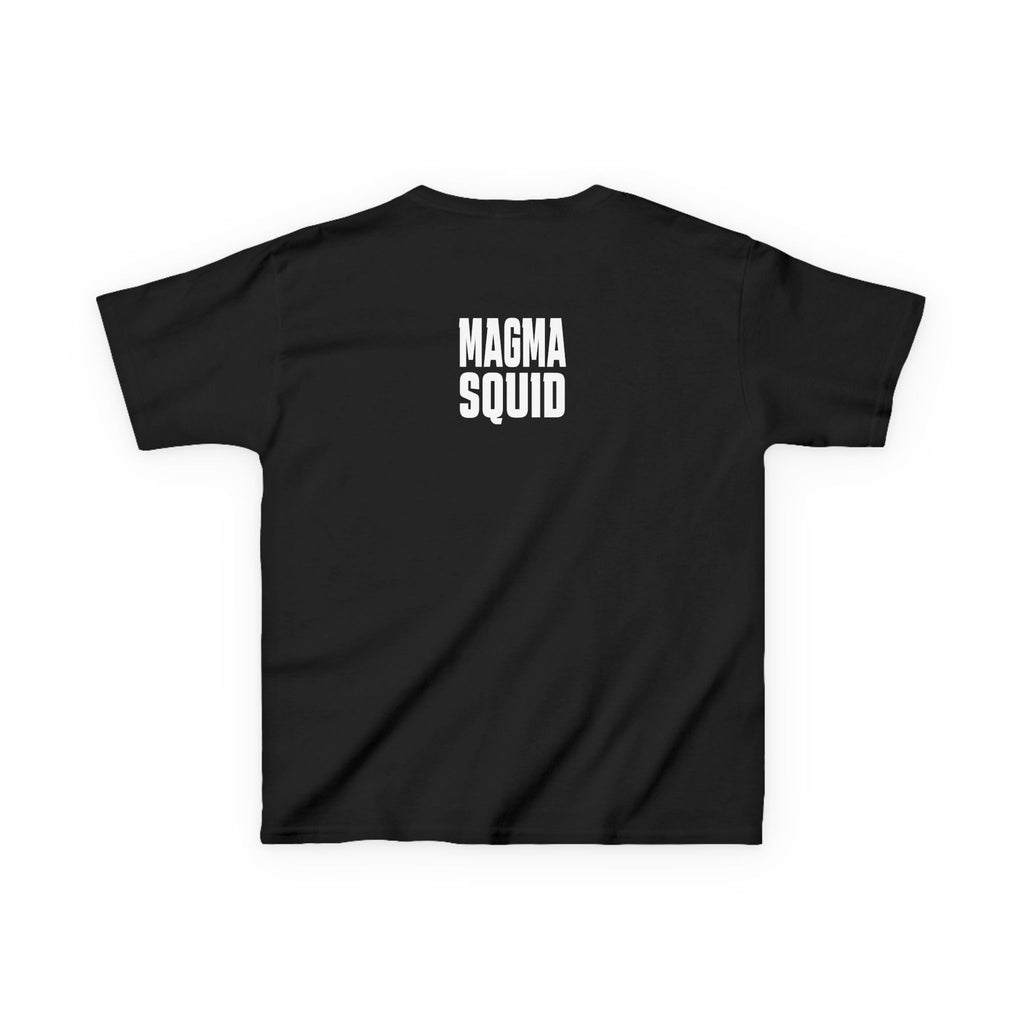 Kids 'M' Colourful Squid Tentacle Tee — Magma Squid Logo Kids T‑Shirt