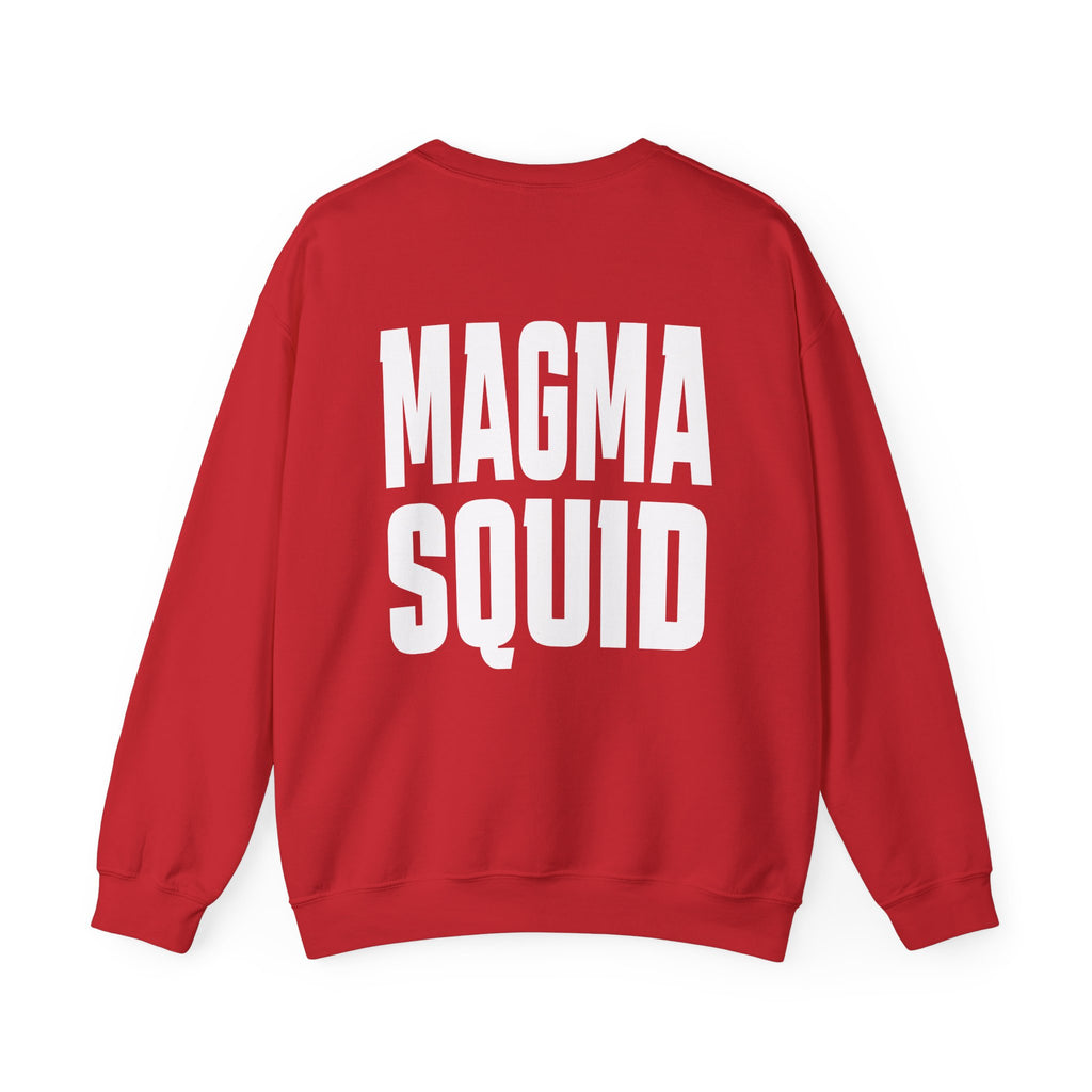 Magma Squid Crewneck Sweatshirt — Bold Graphic Pullover