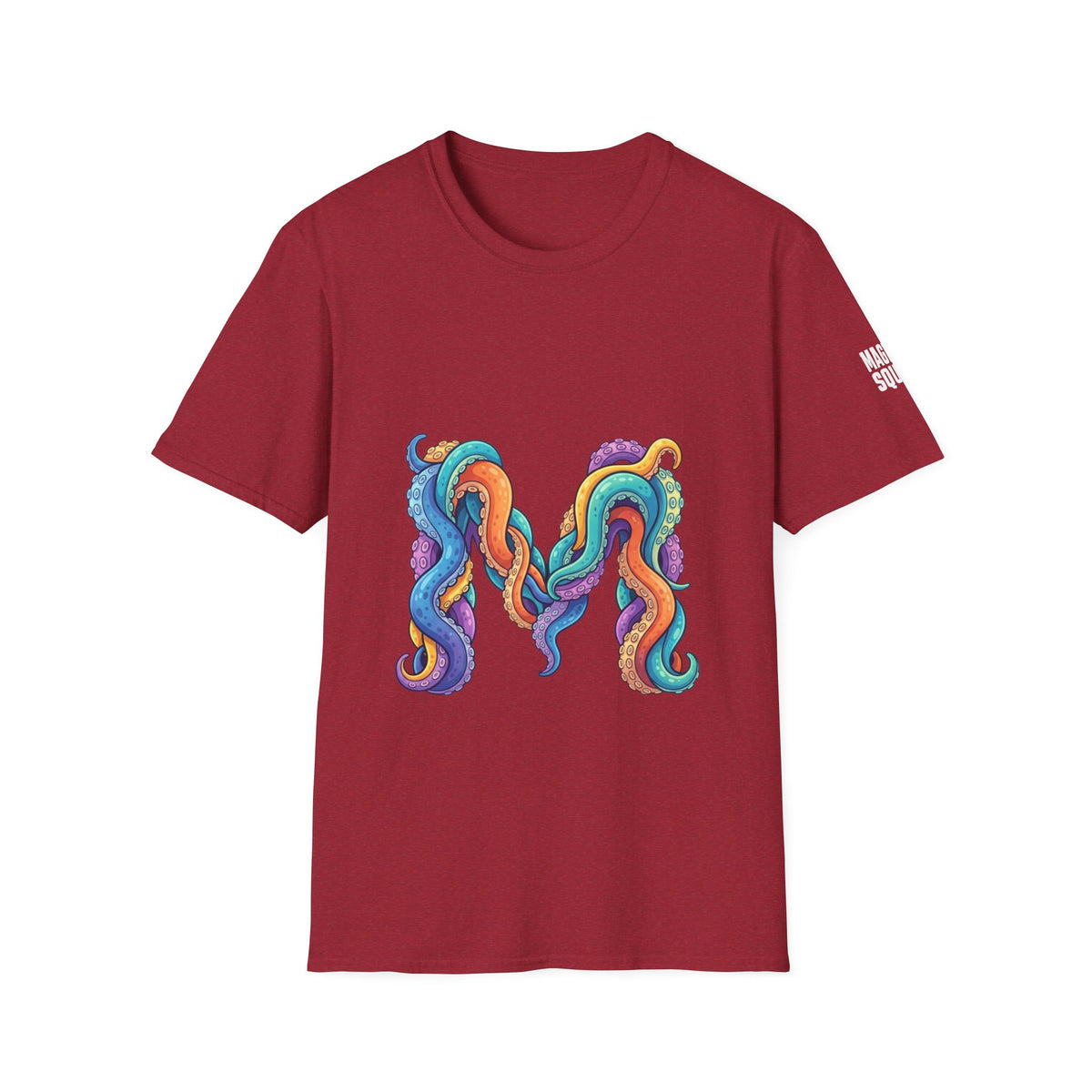 Squid Tentacles Graphic T-Shirt — Colourful Marine Illustration Tee