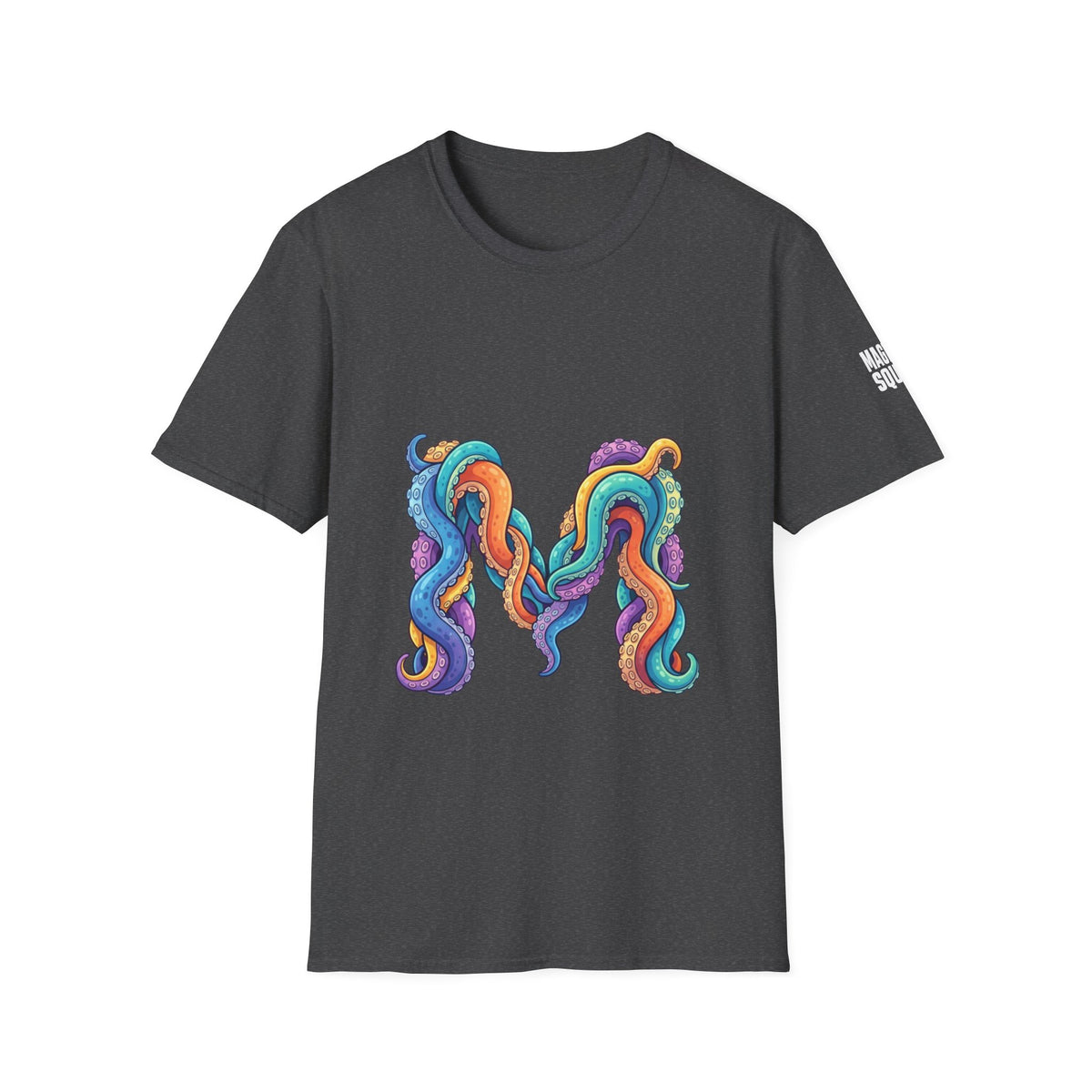 Squid Tentacles Graphic T-Shirt — Colourful Marine Illustration Tee