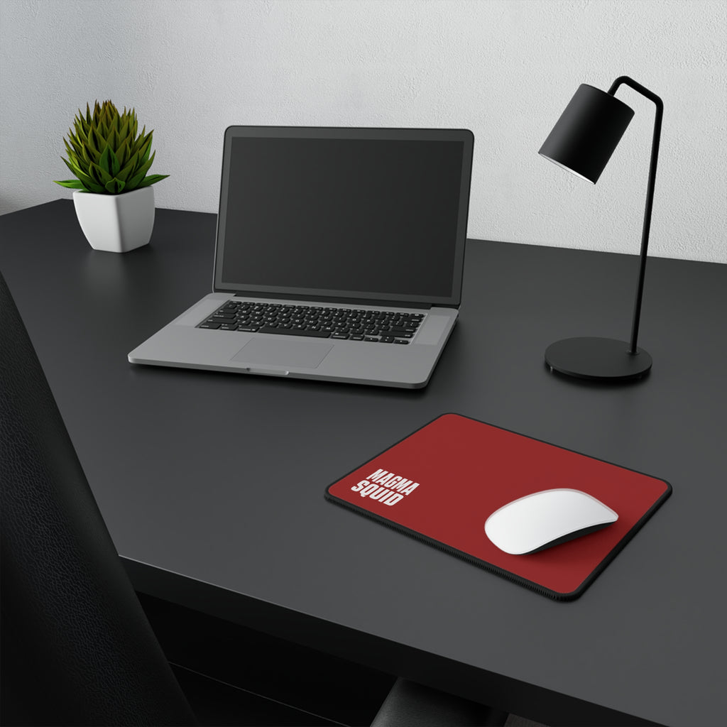 Magma Squid Gaming Mouse Pad — Non‑Slip Red PC Mousepad for Gamers