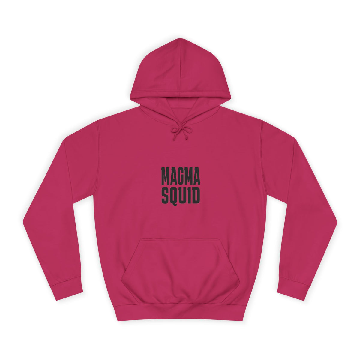 Magma Squid Hoodie — Minimal Text Graphic Pullover