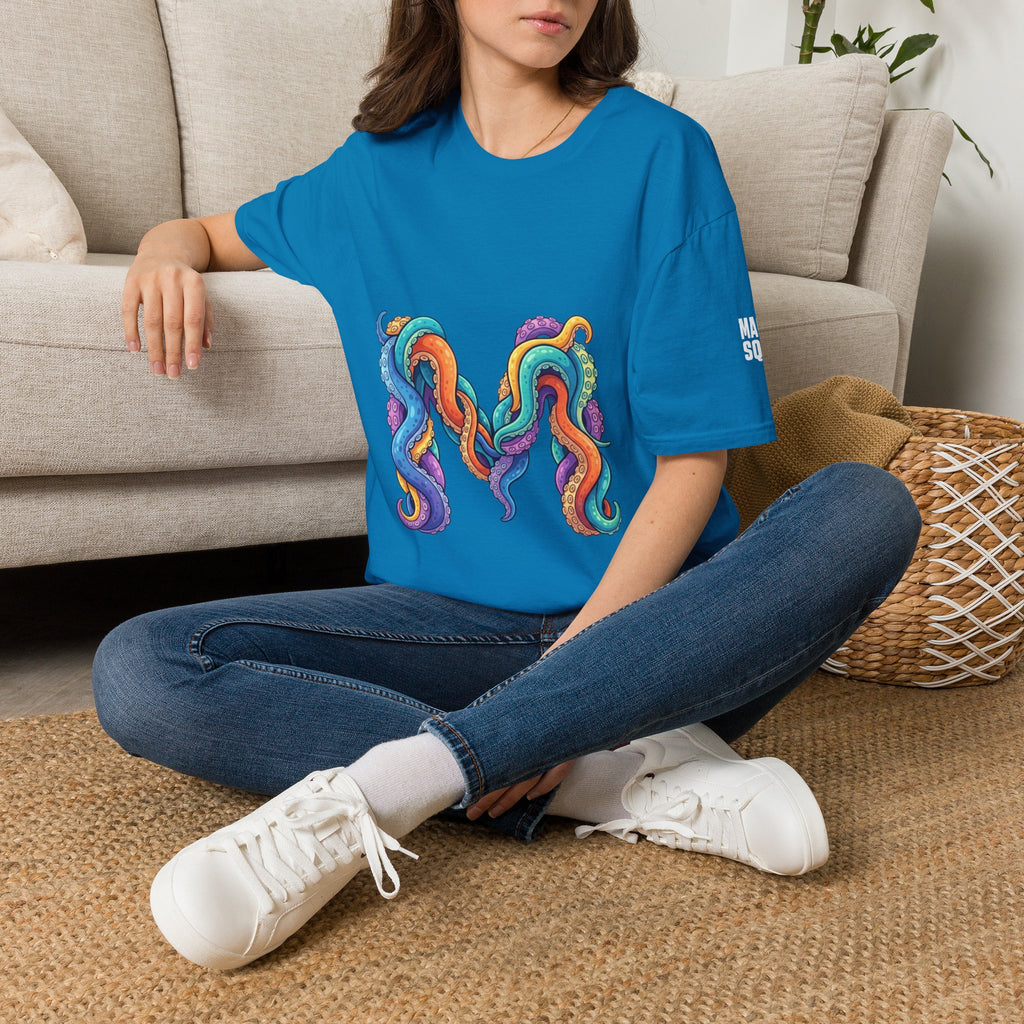 Squid Tentacles Graphic T-Shirt — Colourful Marine Illustration Tee