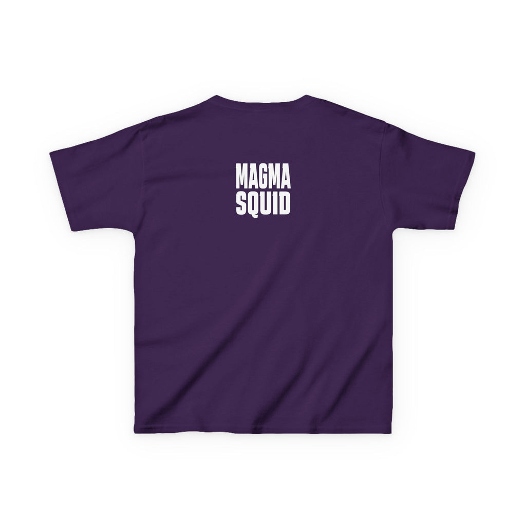 Kids 'M' Colourful Squid Tentacle Tee — Magma Squid Logo Kids T‑Shirt