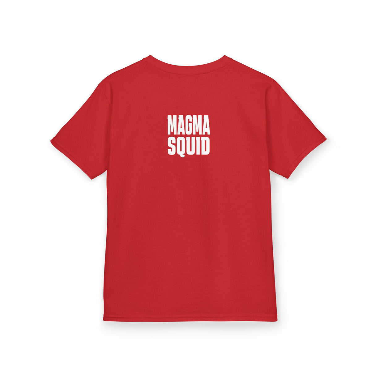 Kids 'M' Colourful Squid Tentacle Tee — Magma Squid Logo Kids T‑Shirt