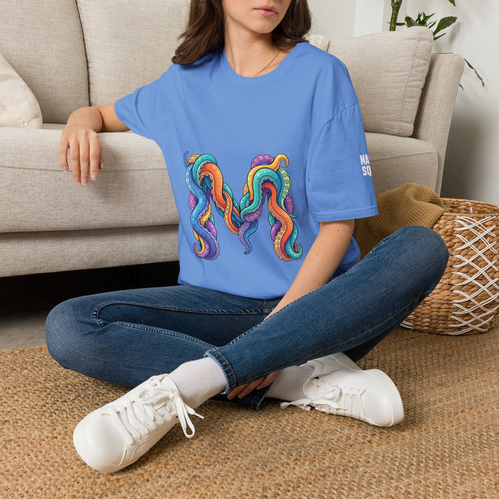 Squid Tentacles Graphic T-Shirt — Colourful Marine Illustration Tee