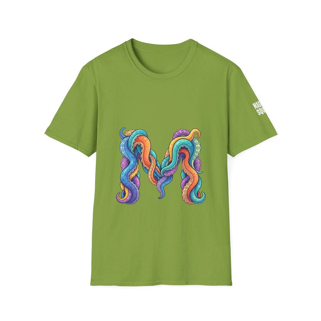Squid Tentacles Graphic T-Shirt — Colourful Marine Illustration Tee