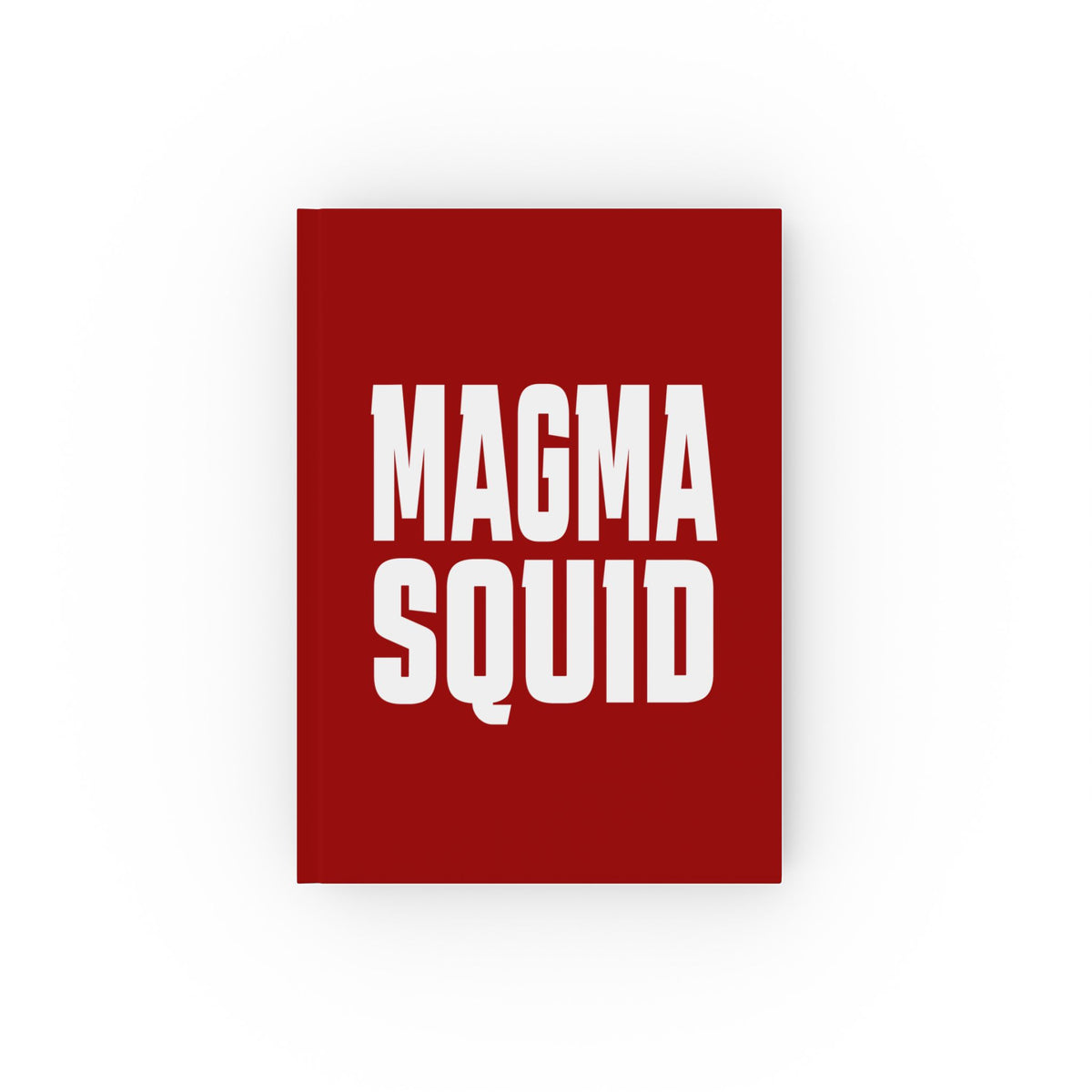 Magma Squid Hardcover Journal — Bold Red Notebook for Notes & Sketches