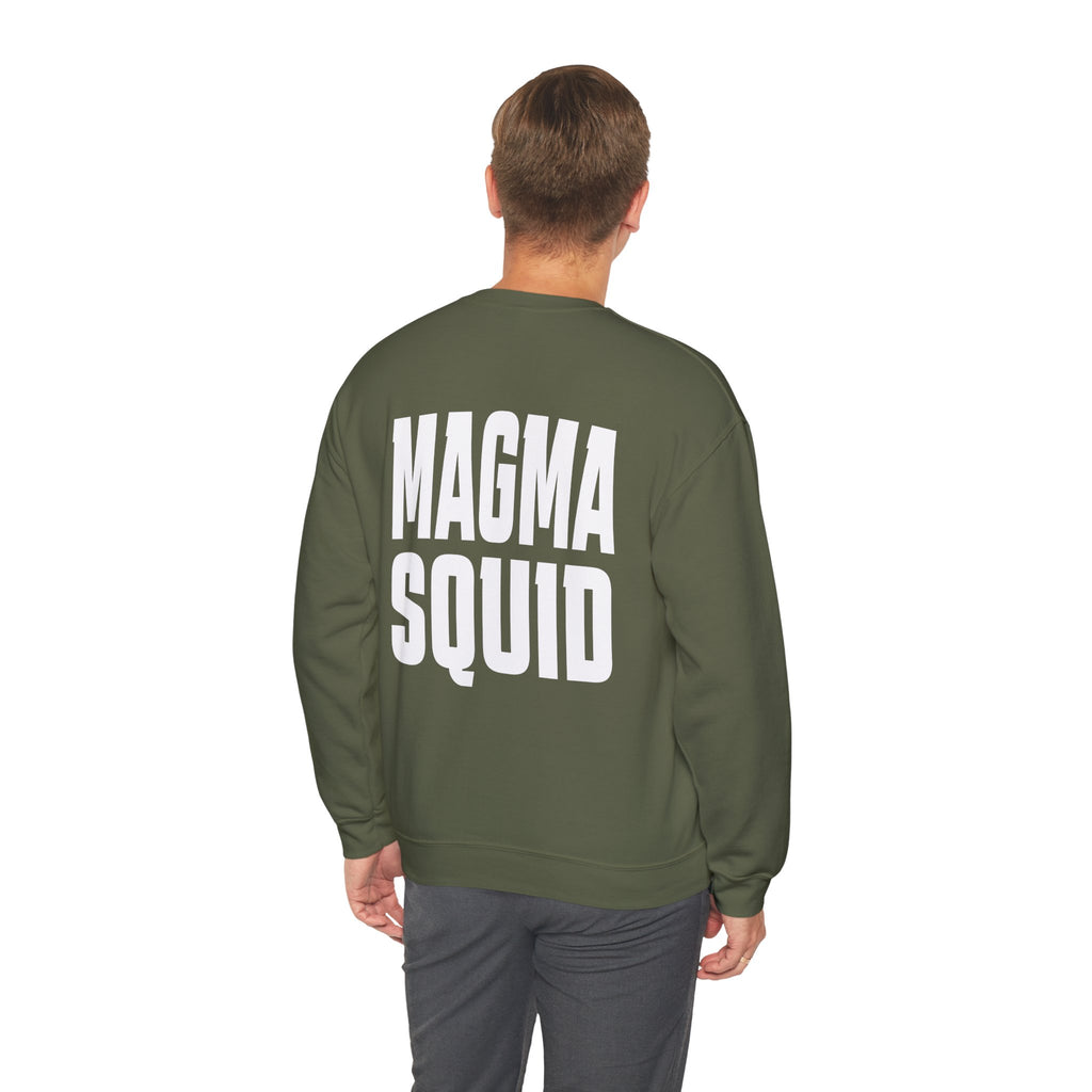 Magma Squid Crewneck Sweatshirt — Bold Graphic Pullover